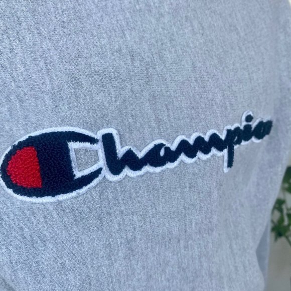 Champion Crewneck Sweatshirt Small Grey Women - Picture 2 of 7